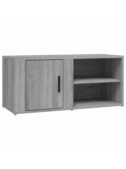 TV-tasot 2 kpl harmaa Sonoma 80x31,5x36 cm lastulevy