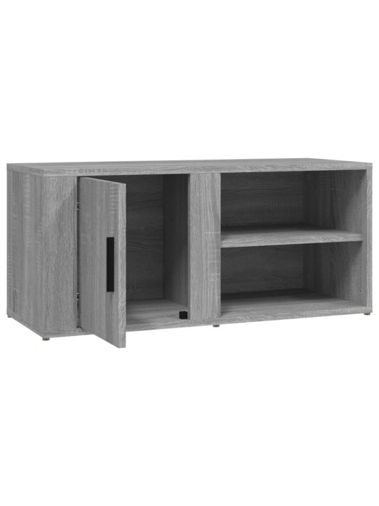 TV-tasot 2 kpl harmaa Sonoma 80x31,5x36 cm lastulevy