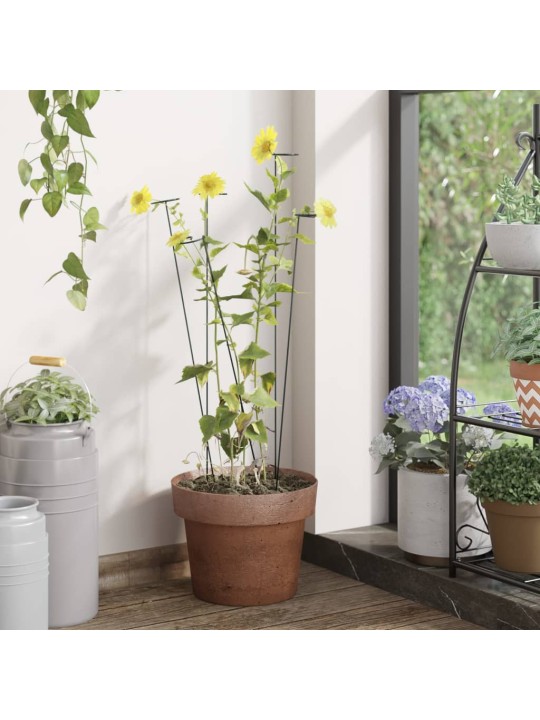 Puutarhan kasvituet 20 kpl vihreä 61 cm teräs