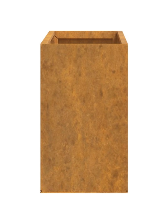 Kukkalaatikot 2 kpl ruoste Corten teräs 53x10x17 cm