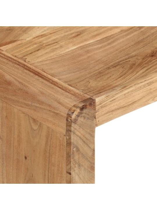 Sohvapöytä 110x55x35 cm täysi akasiapuu