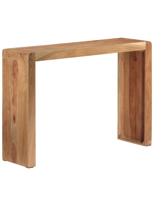 Konsolipöytä 110x30x76 cm täysi akaasiapuu