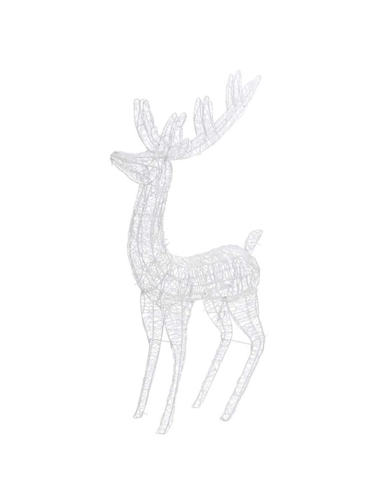 XXL Jouluporot akryyli 250 LED-valoa 2 kpl 180 cm lämmin valk.