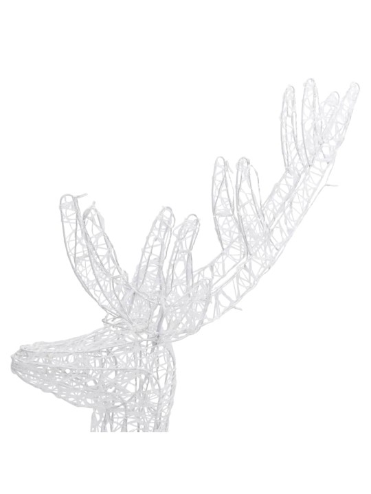 XXL Jouluporot akryyli 250 LED-valoa 2 kpl 180 cm kylmä valk.