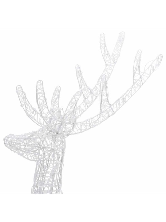 Xxl jouluporot akryyli 250 led-valoa 2 kpl 180 cm monivärinen