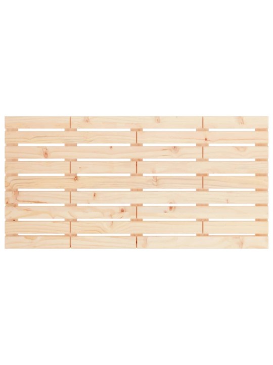 Sängynpääty seinälle 141x3x63 cm täysi mänty