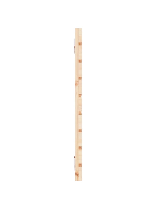 Sängynpääty seinälle 141x3x63 cm täysi mänty