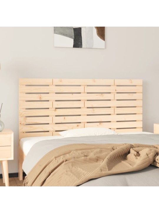Sängynpääty seinälle 141x3x63 cm täysi mänty