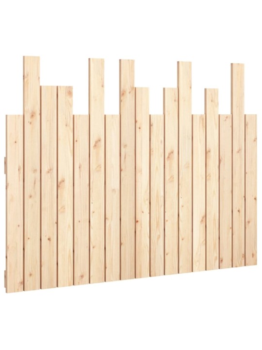 Sängynpääty seinälle 108x3x80 cm täysi mänty