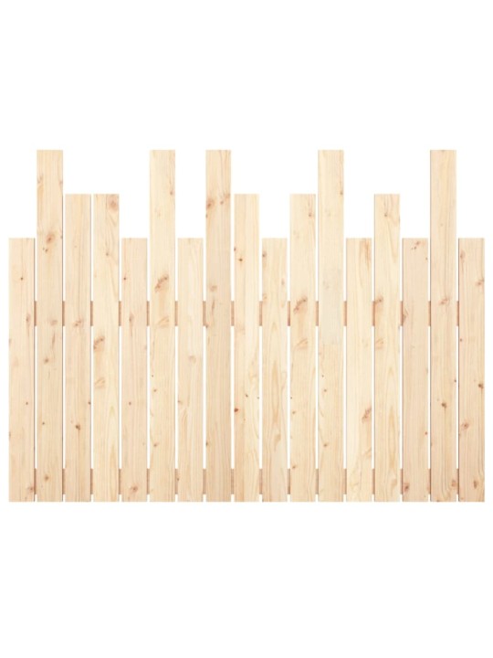 Sängynpääty seinälle 108x3x80 cm täysi mänty