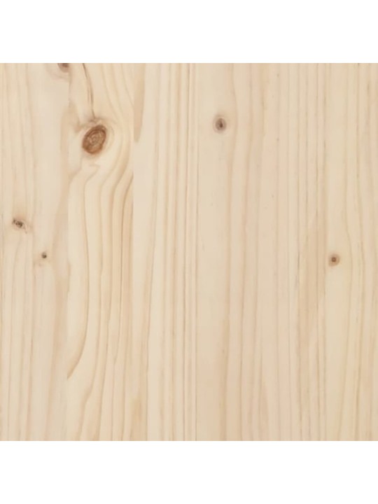 Sängynpääty seinälle 108x3x80 cm täysi mänty