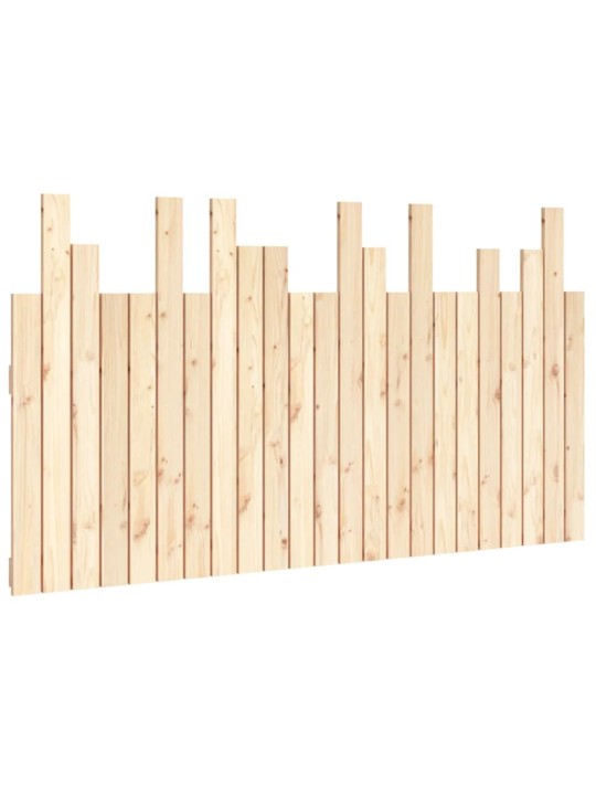 Sängynpääty seinälle 146,5x3x80 cm täysi mänty
