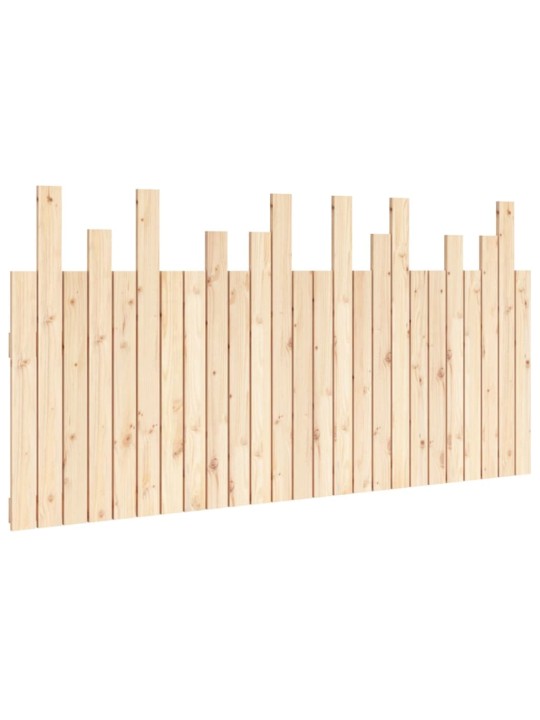 Sängynpääty seinälle 159,5x3x80 cm täysi mänty
