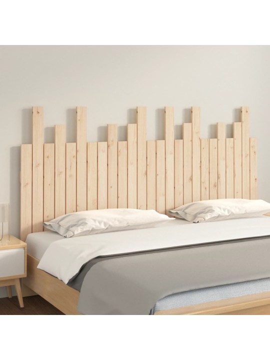Sängynpääty seinälle 159,5x3x80 cm täysi mänty