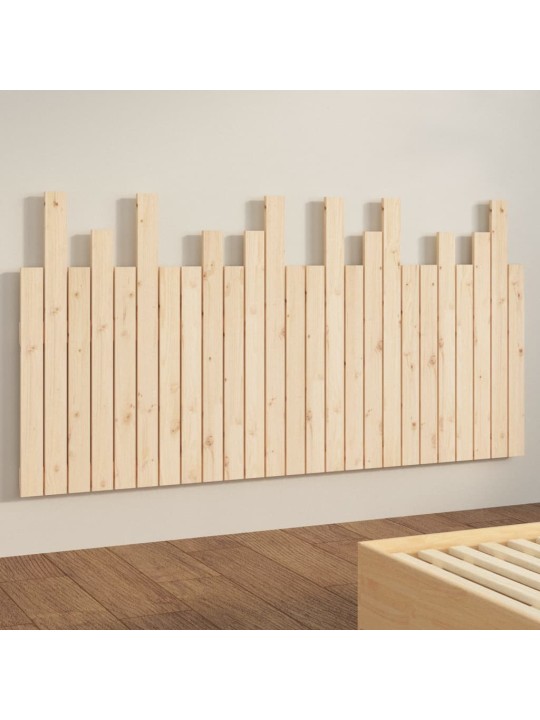 Sängynpääty seinälle 159,5x3x80 cm täysi mänty