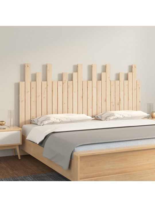 Sängynpääty seinälle 159,5x3x80 cm täysi mänty