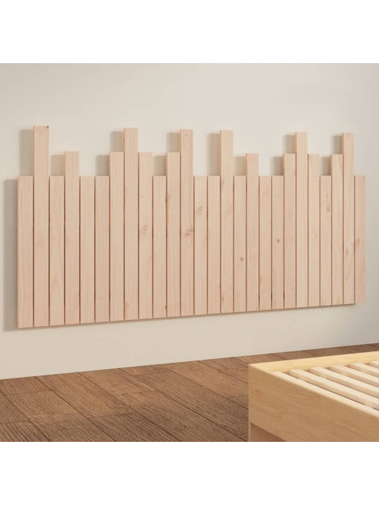 Sängynpääty seinälle 166x3x80 cm täysi mänty