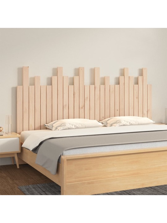 Sängynpääty seinälle 166x3x80 cm täysi mänty