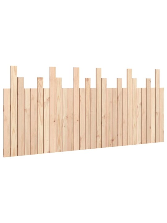 Sängynpääty seinälle 185x3x80 cm täysi mänty