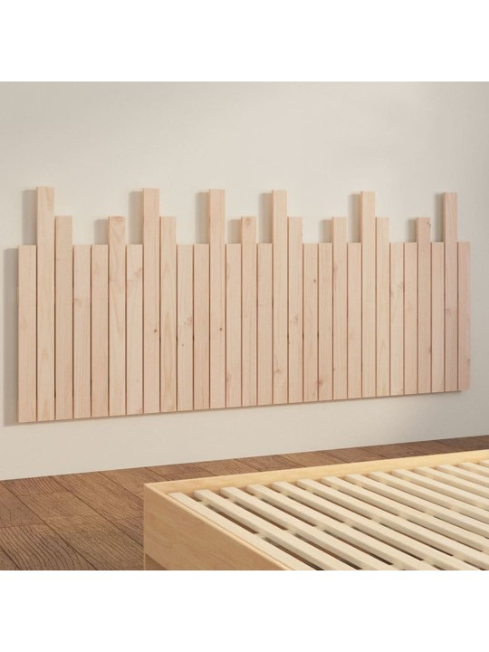Sängynpääty seinälle 185x3x80 cm täysi mänty