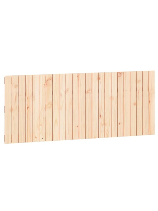 Sängynpääty seinälle 147x3x60 cm täysi mänty