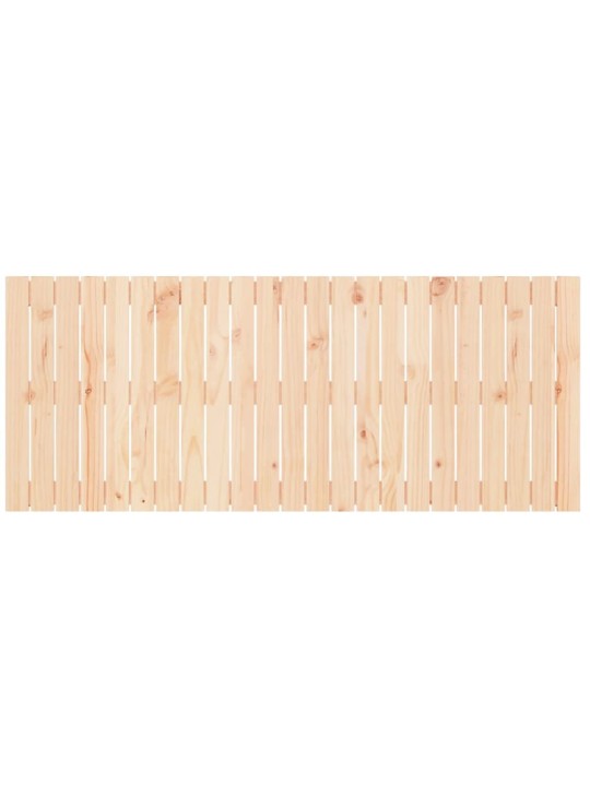 Sängynpääty seinälle 147x3x60 cm täysi mänty