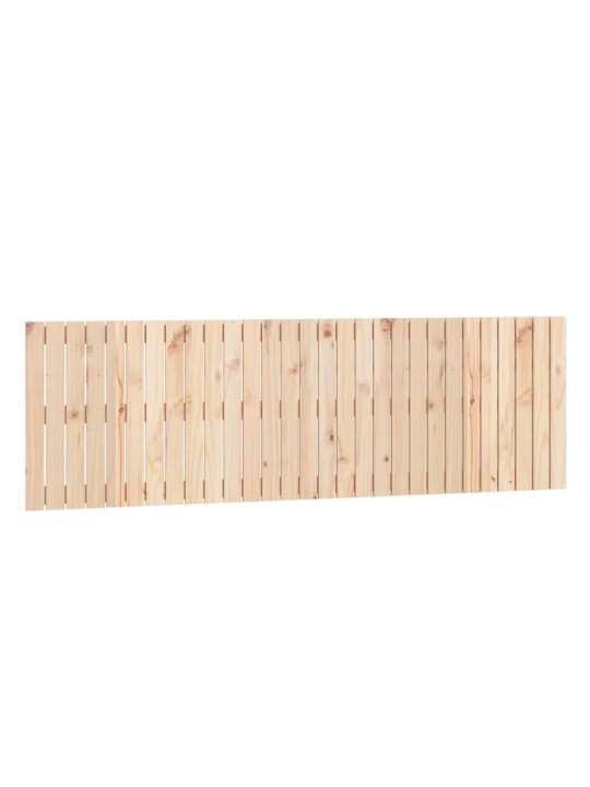 Sängynpääty seinälle 185x3x60 cm täysi mänty