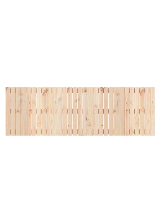 Sängynpääty seinälle 185x3x60 cm täysi mänty