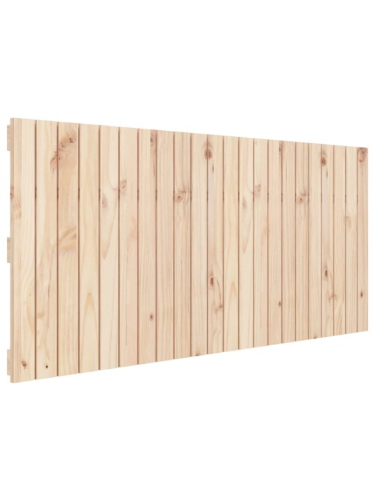 Sängynpääty seinälle 140x3x60 cm täysi mänty