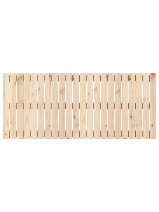 Sängynpääty seinälle 140x3x60 cm täysi mänty