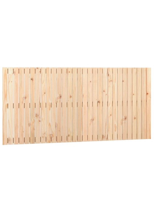 Sängynpääty seinälle 185x3x90 cm täysi mänty