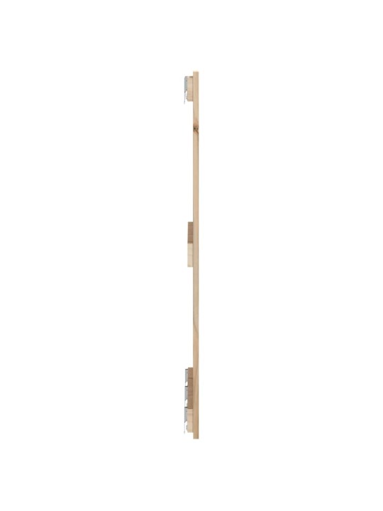 Sängynpääty seinälle 185x3x90 cm täysi mänty