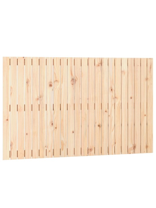 Sängynpääty seinälle 140x3x90 cm täysi mänty