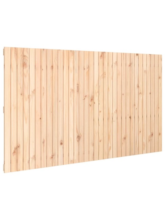Sängynpääty seinälle 204x3x110 cm täysi mänty