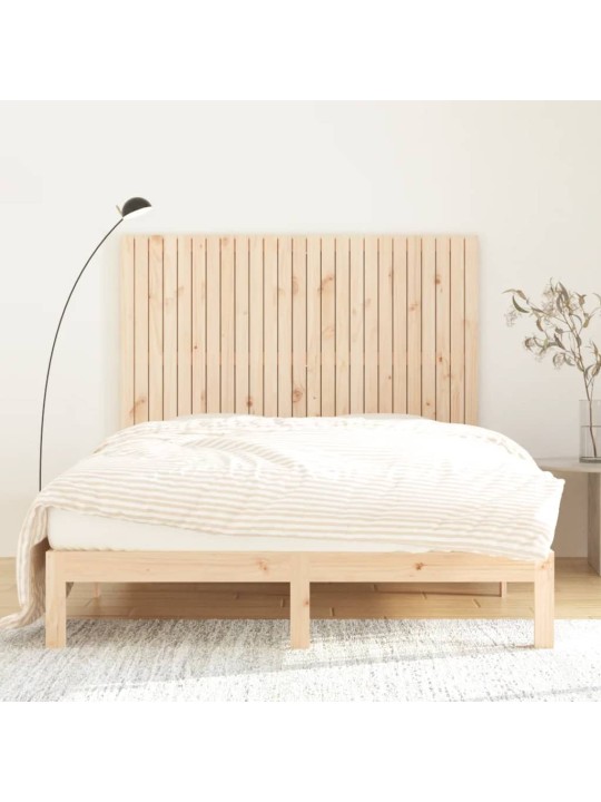 Sängynpääty seinälle 159,5x3x110 cm täysi mänty