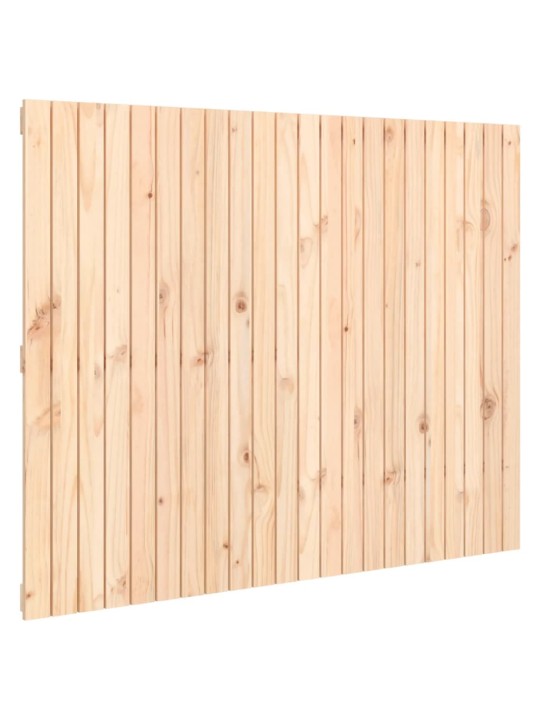 Sängynpääty seinälle 140x3x110 cm täysi mänty