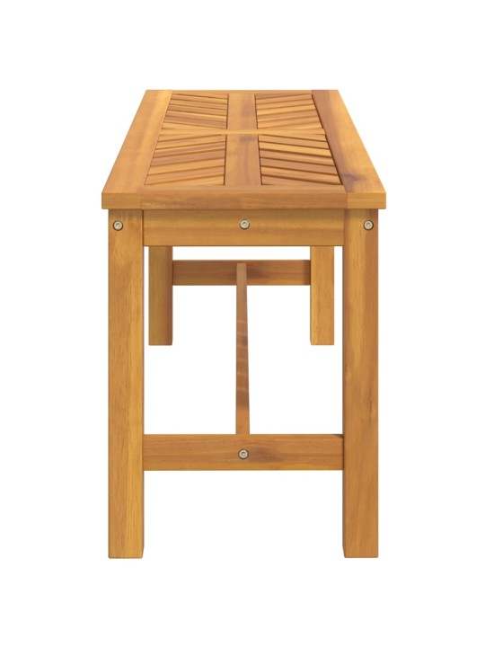 Puutarhapenkki 110 cm täysi akasiapuu