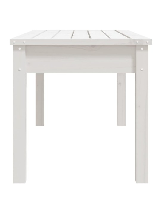 Puutarhapenkki valkoinen 109x44x45 cm täysi mänty