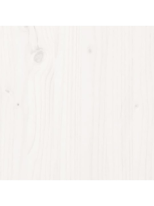 Puutarhapenkki valkoinen 109x44x45 cm täysi mänty