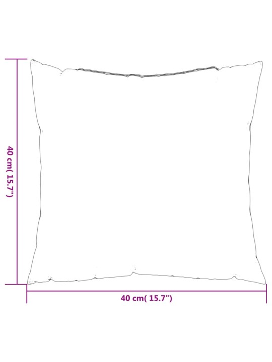 Sohvatyynyt 4 kpl antrasiitti 40x40 cm kangas