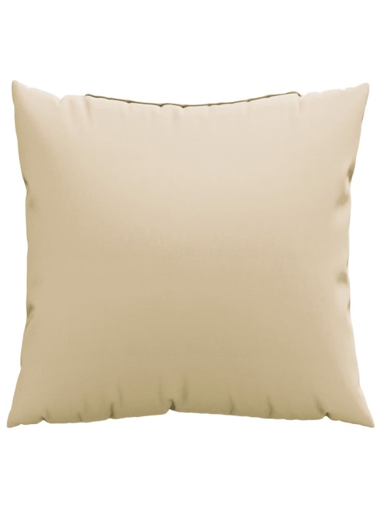 Sohvatyynyt 4 kpl beige 60x60 cm kangas