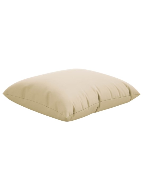 Sohvatyynyt 4 kpl beige 60x60 cm kangas
