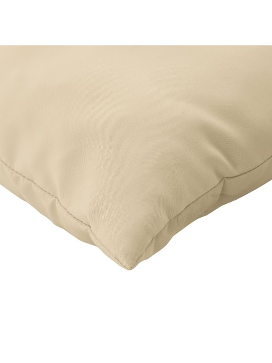 Sohvatyynyt 4 kpl beige 60x60 cm kangas