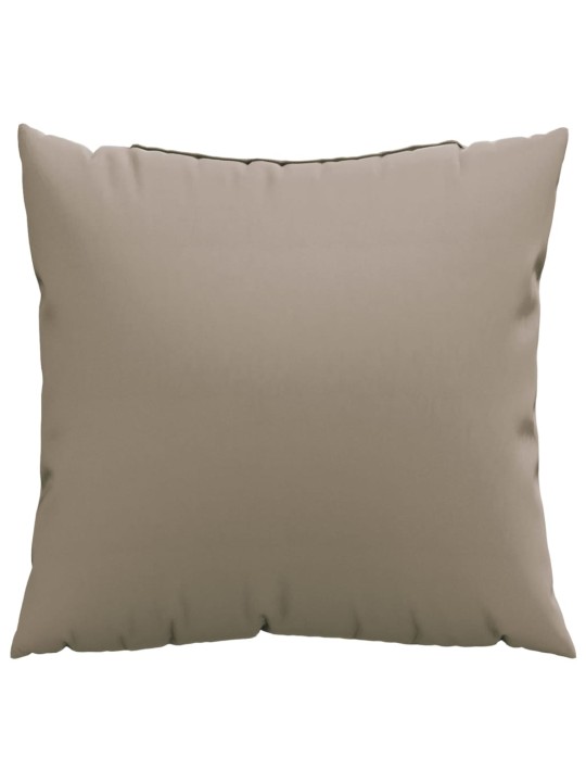 Sohvatyynyt 4 kpl taupe 60x60 cm kangas