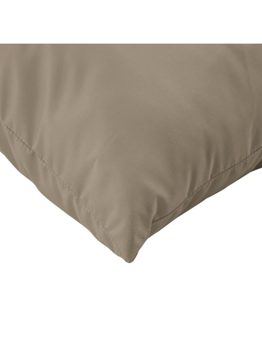 Sohvatyynyt 4 kpl taupe 60x60 cm kangas