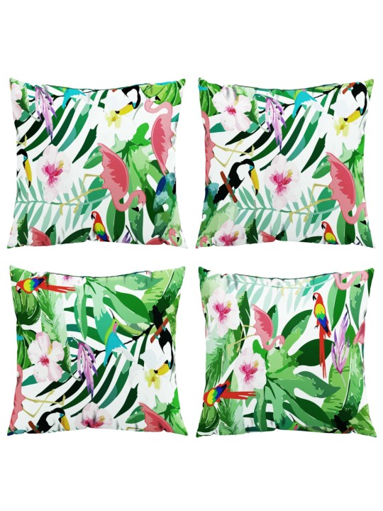 Koristetyynyt 4 kpl monivärinen 60x60 cm kangas