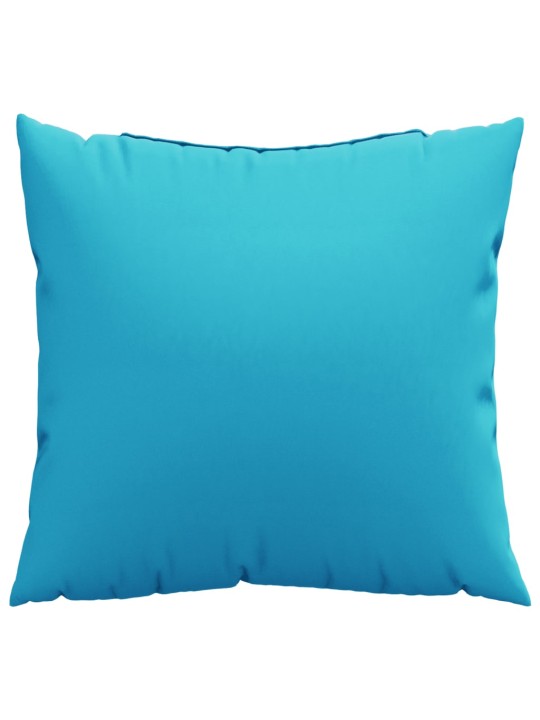 Koristetyynyt 4 kpl turkoosi 60x60 cm kangas