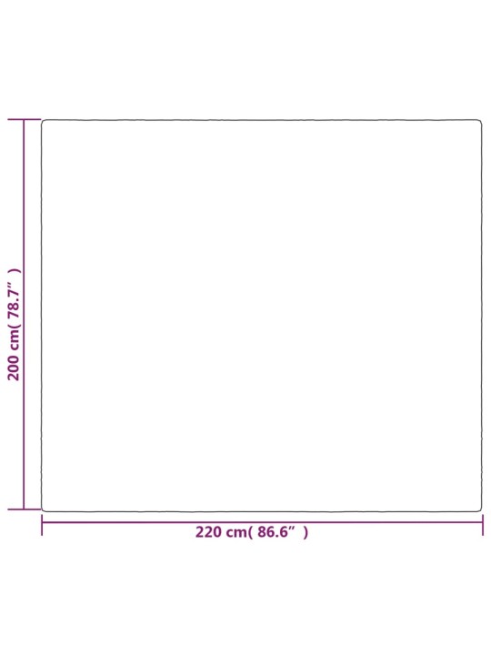 Painopeitto suojalla harmaa 200x220 cm 13 kg kangas