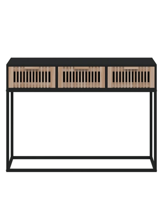 Konsolipöytä 105x30x75 cm tekninen puu ja rauta