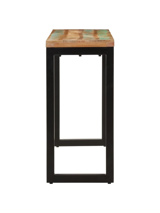 Konsolipöytä 110x35x75 cm kierrätetty täyspuu